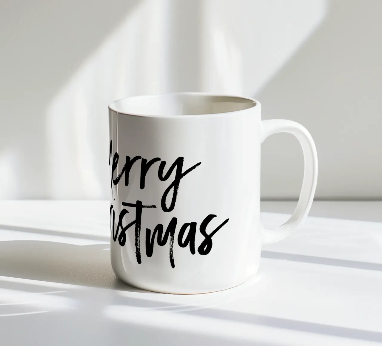 merry christmas tazza in ceramica da modeern