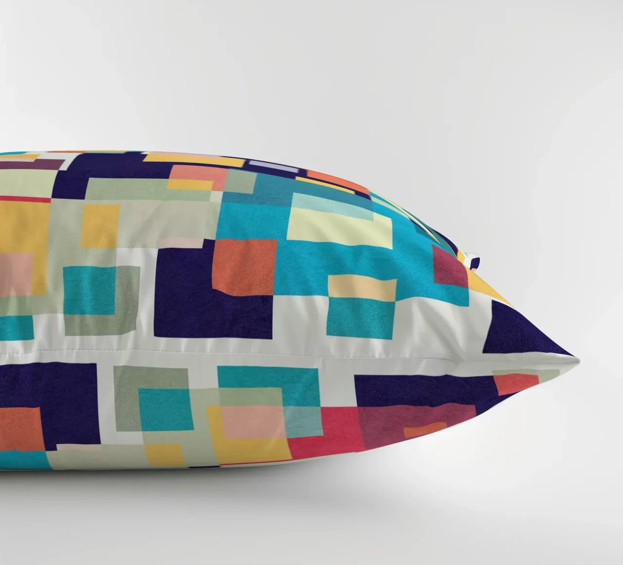 Dancing Squares decorative cushion by lovely lines