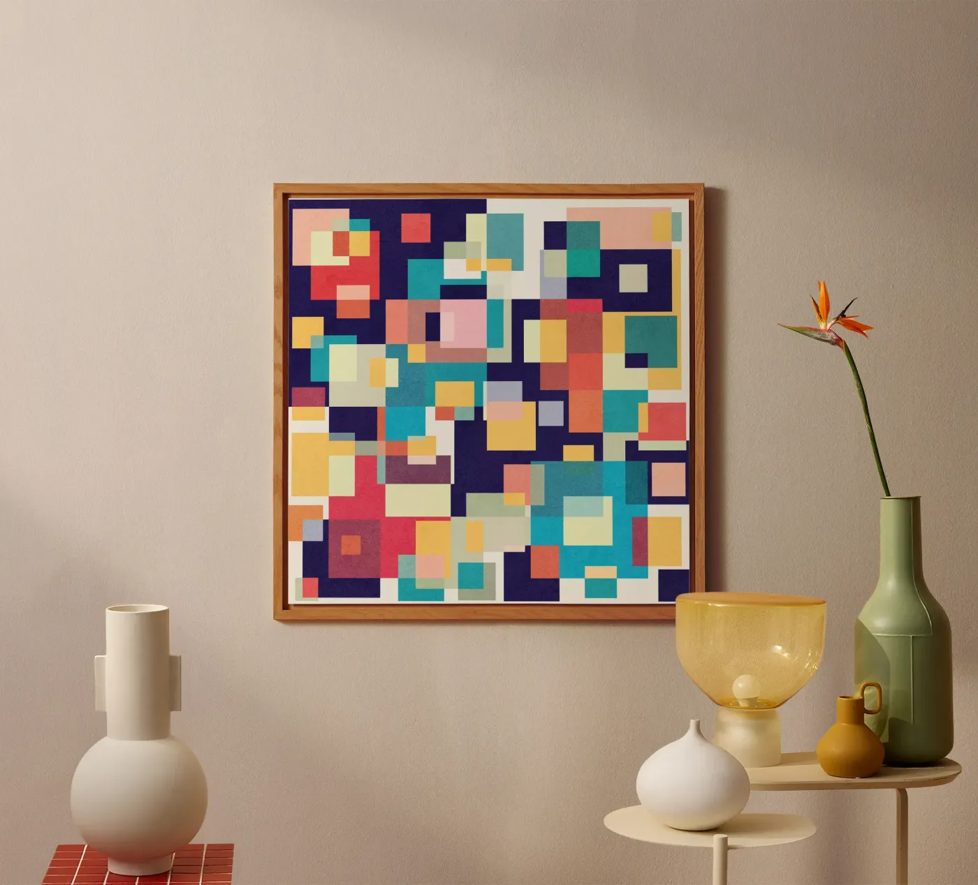 Dancing Squares forex plate by Lines Inside