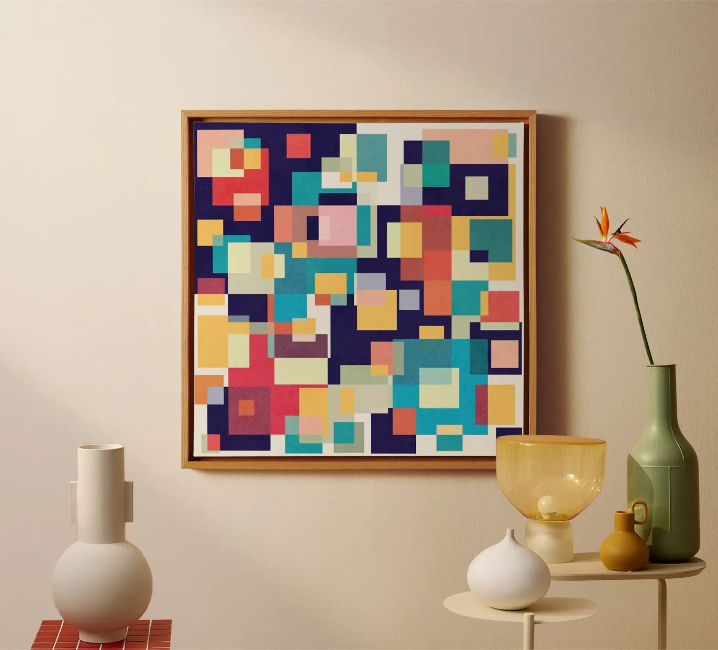 Dancing Squares canvas by Lines Inside