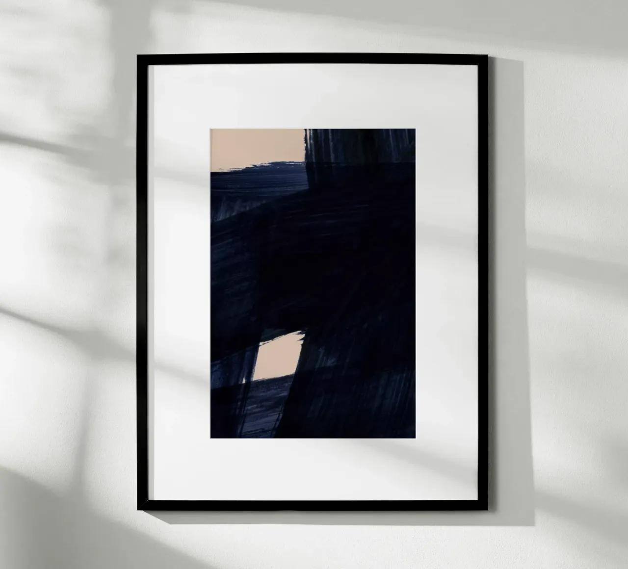 Indigo Brush on Tan 2 hahnemühle by sabidussi