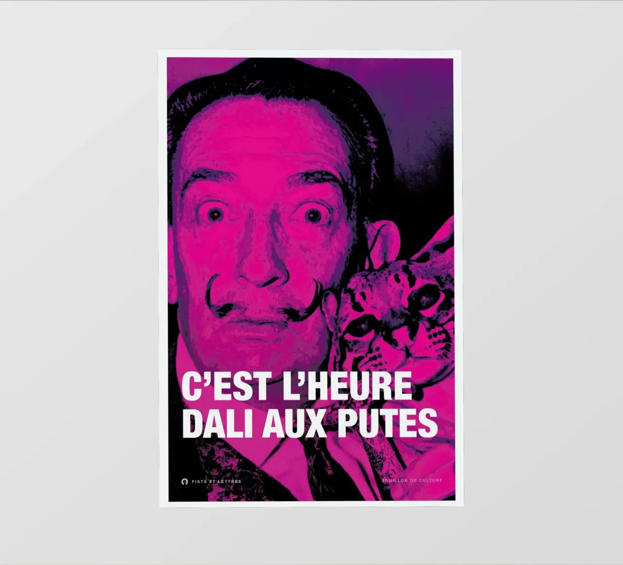 Dali telo in pvc da Fists Et Lettres