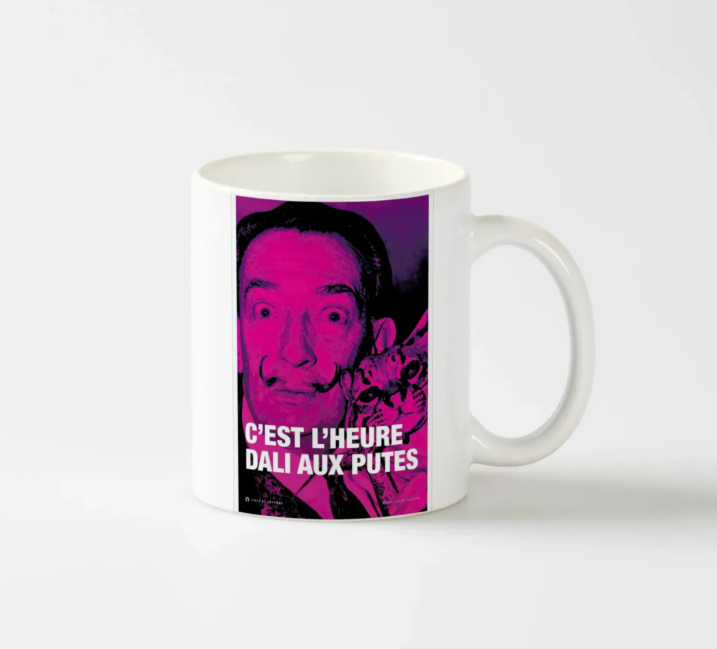 Dali ceramic mug by Fists Et Lettres