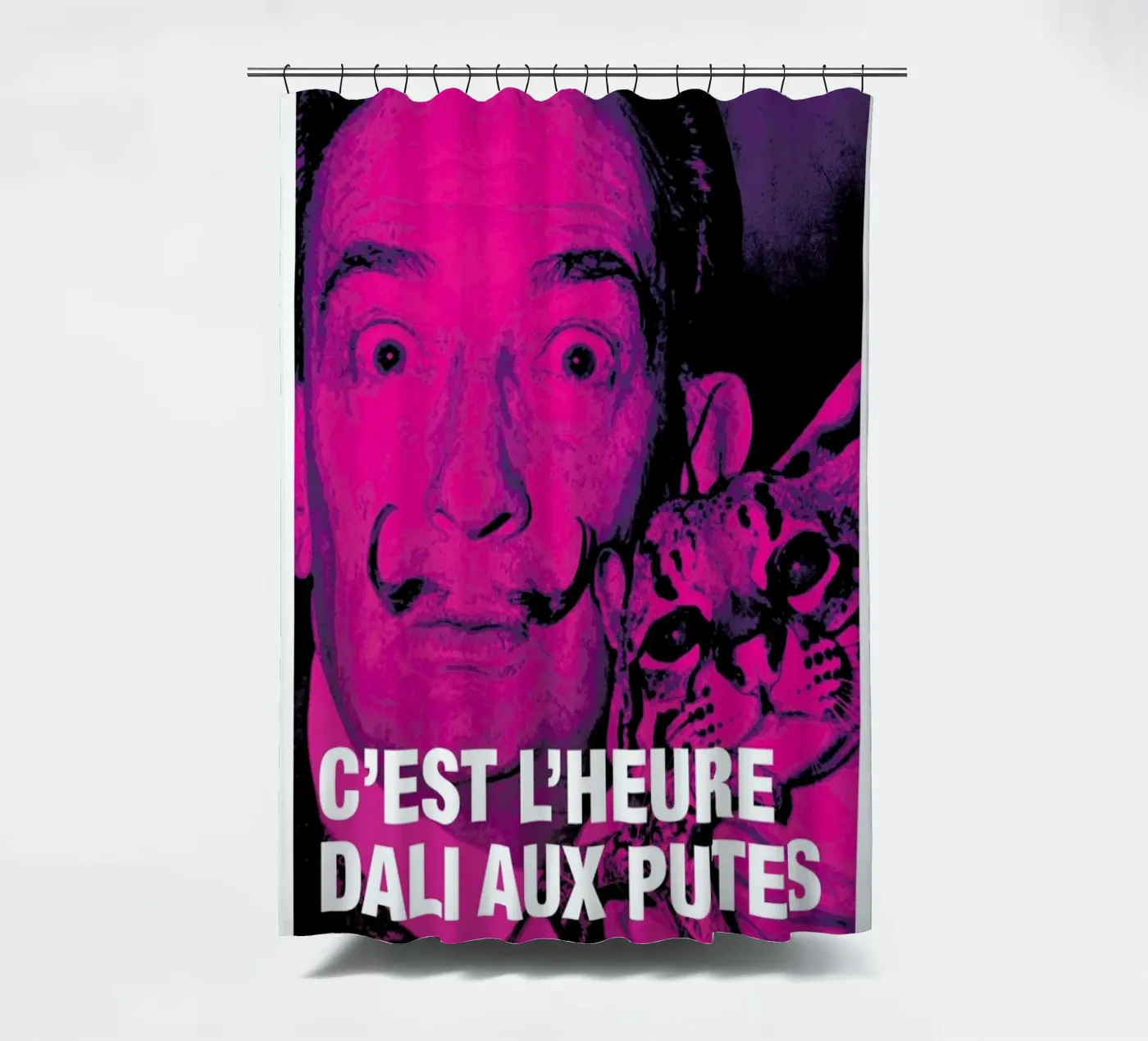 Dali douchegordijn van Fists Et Lettres