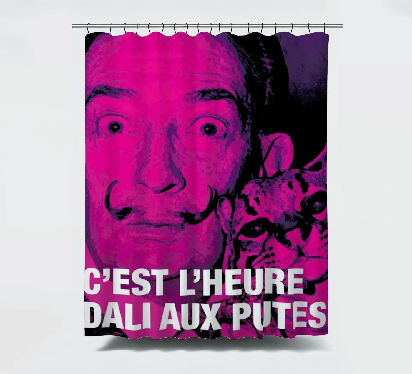 Dali douchegordijn van Fists Et Lettres