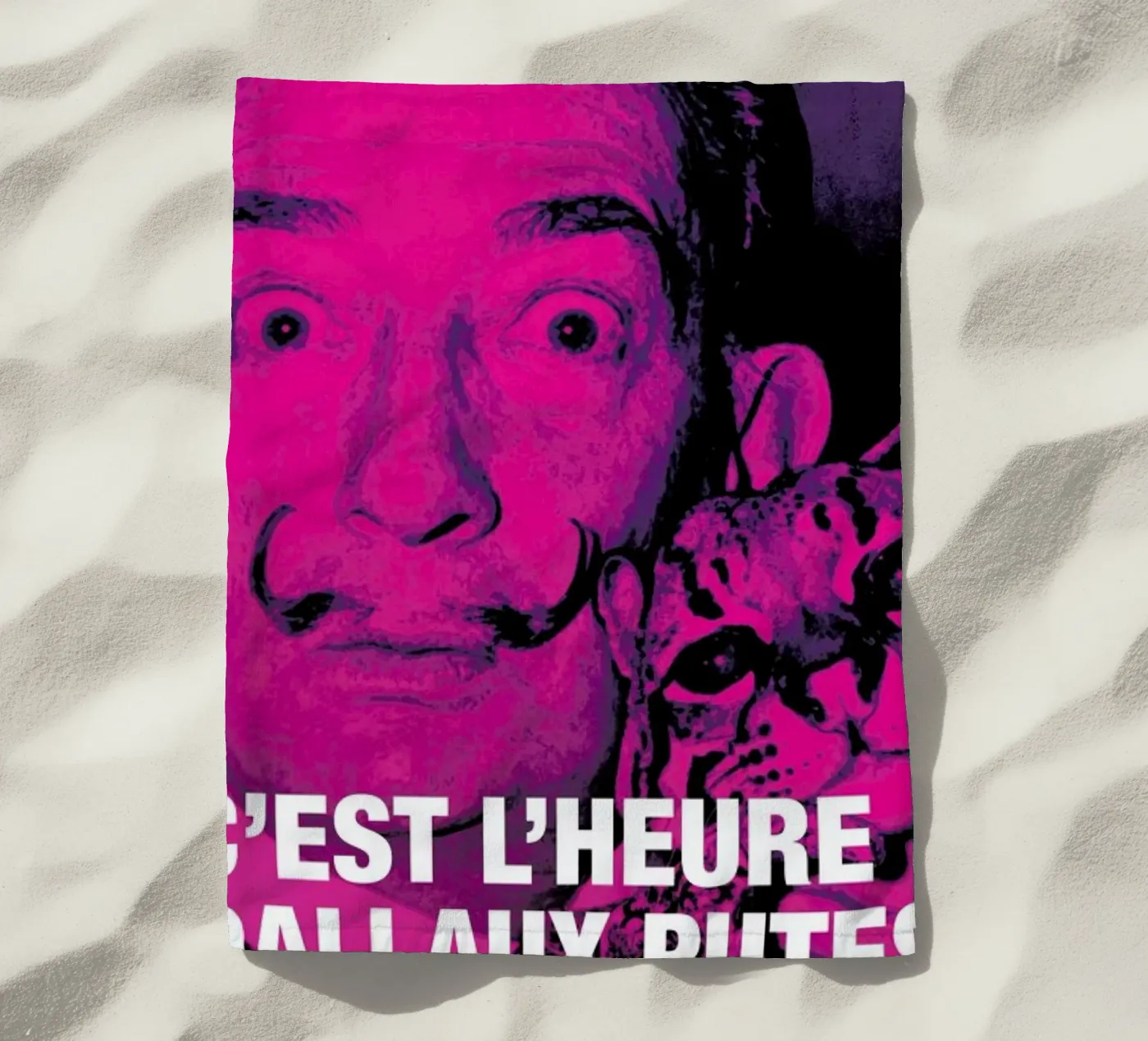 Dali serviette de plage de Fists Et Lettres