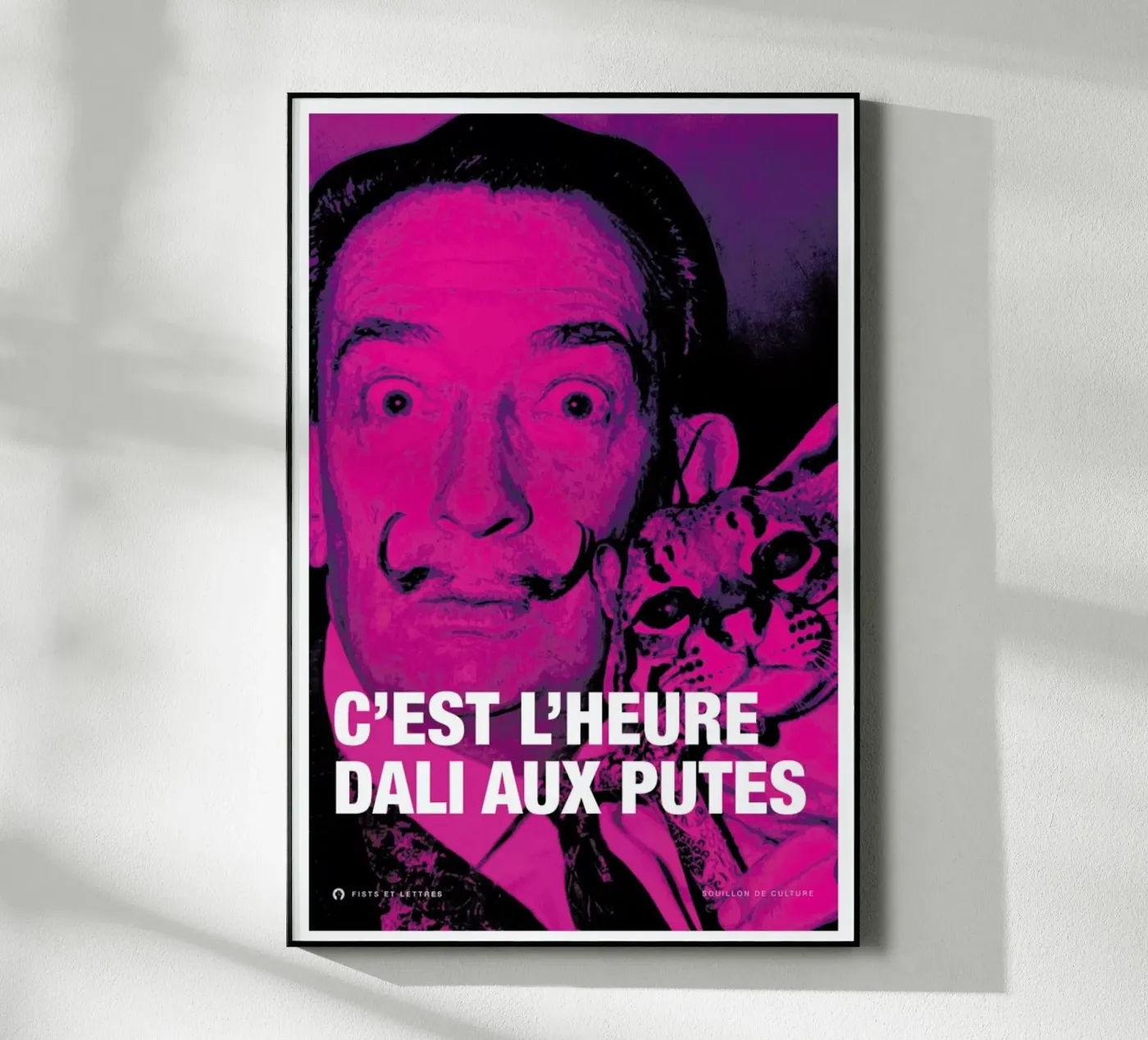 Dali plexiglas de Fists Et Lettres