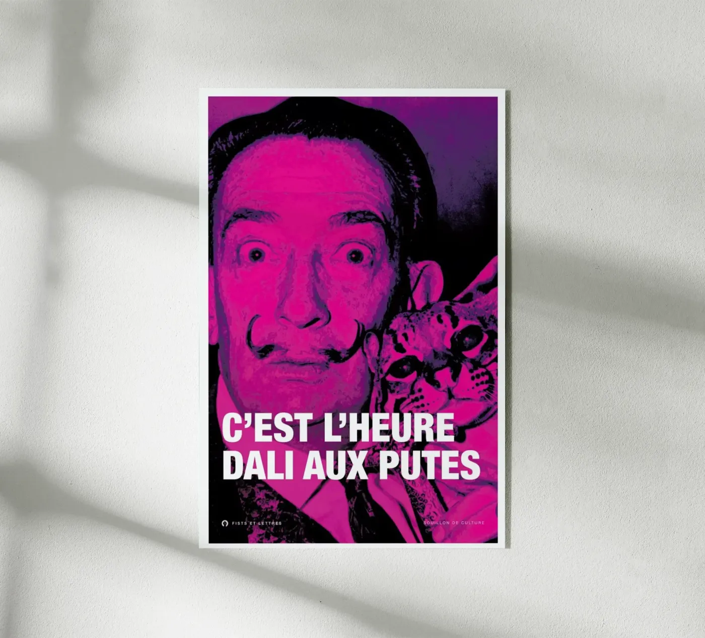 Dali plexiglas de Fists Et Lettres