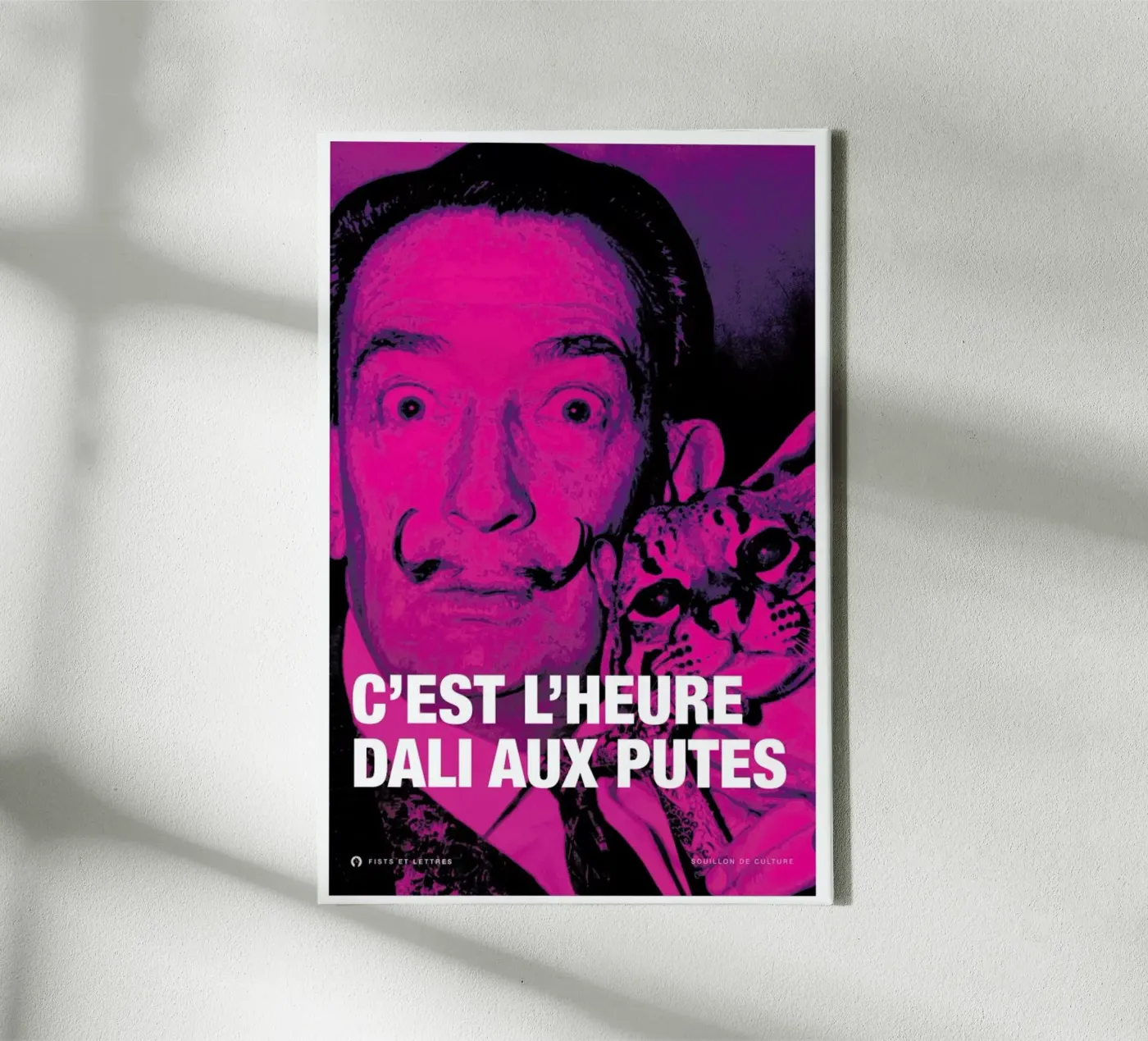 Dali canvas van Fists Et Lettres