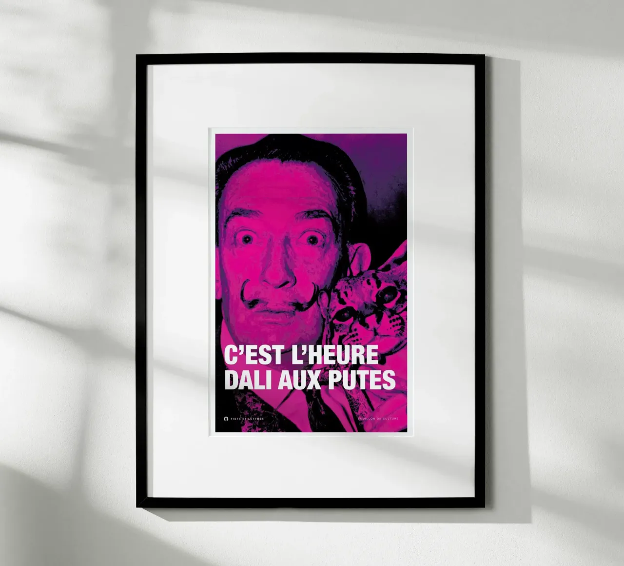 Dali poster da Fists Et Lettres