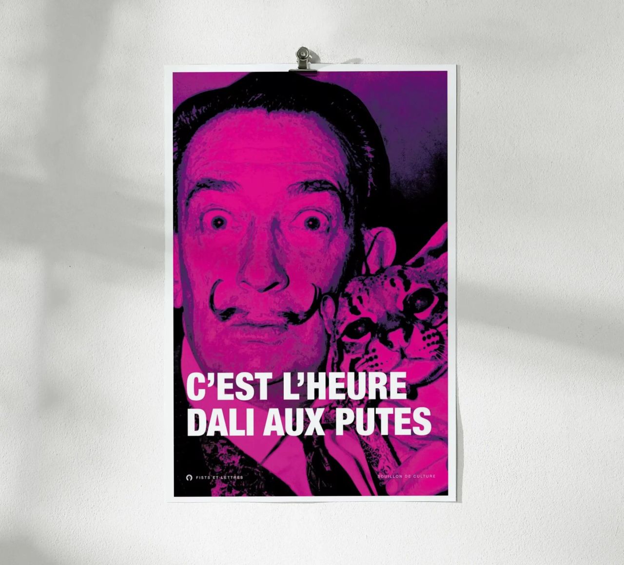 Dali Poster von Fists Et Lettres