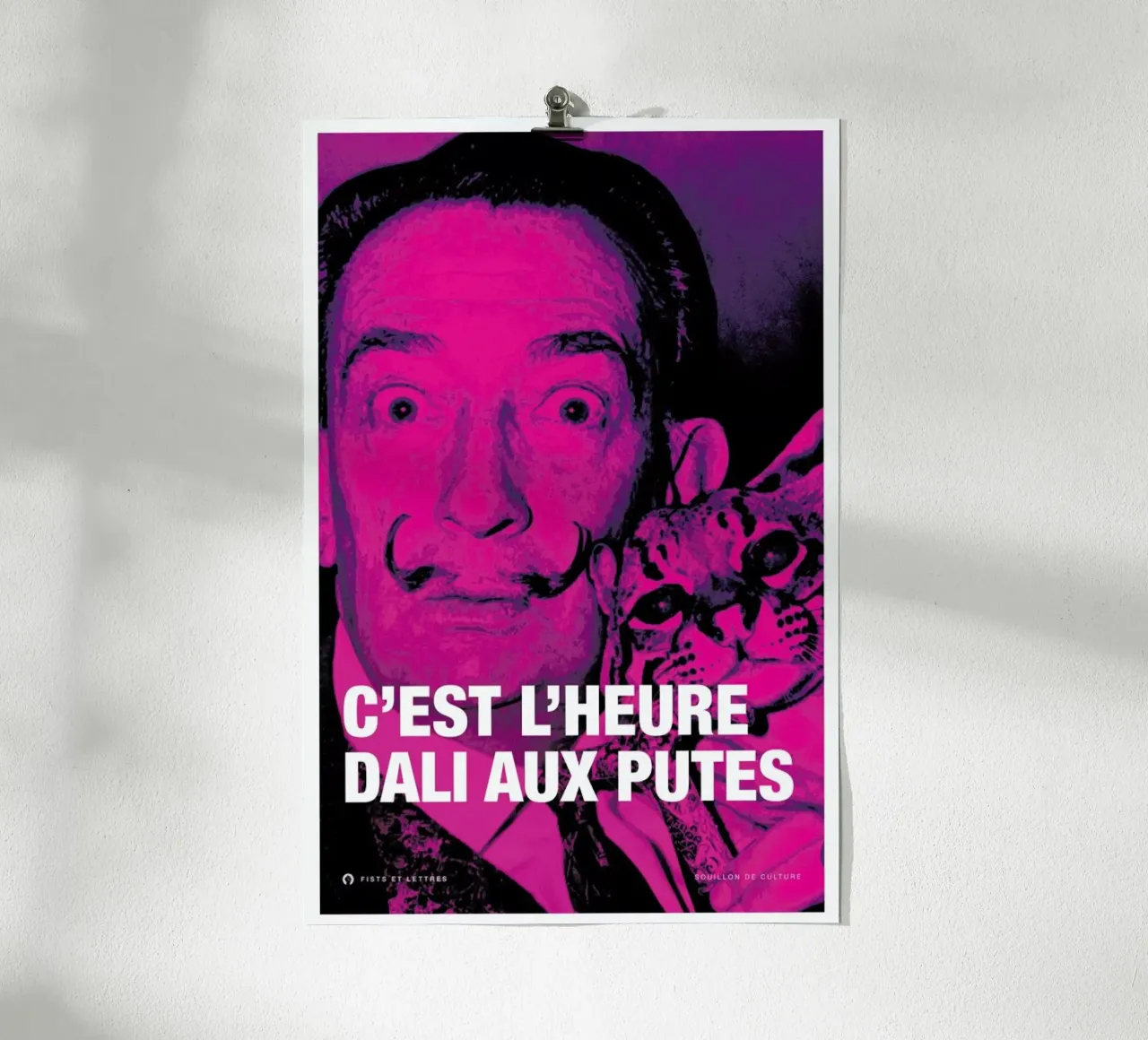 Dali poster da Fists Et Lettres