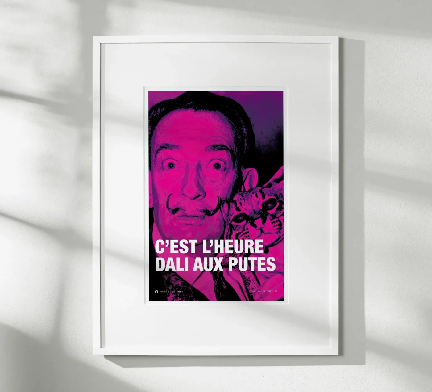 Dali poster de Fists Et Lettres