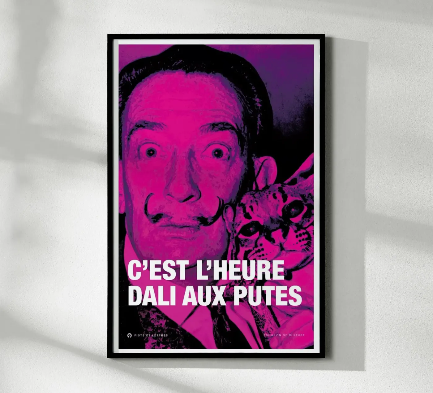 Dali poster de Fists Et Lettres