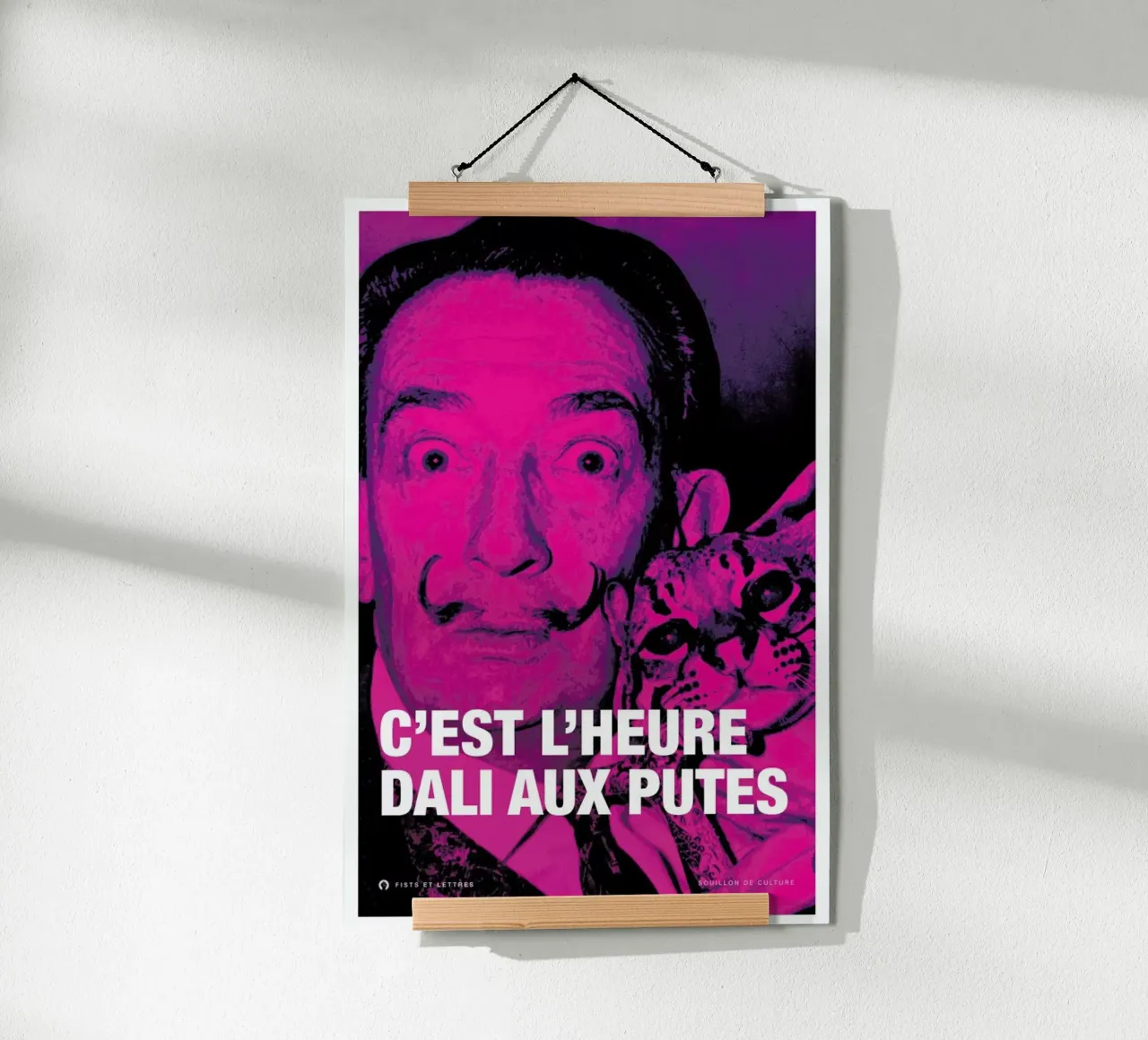 Dali poster da Fists Et Lettres