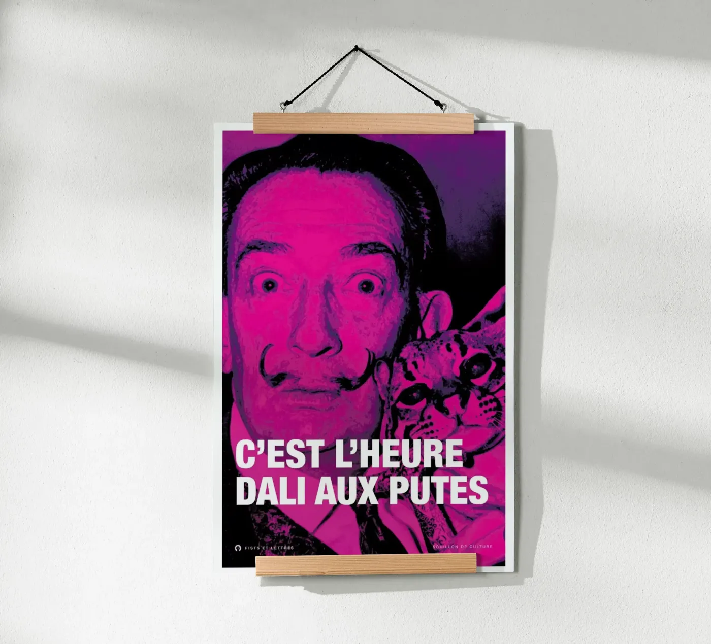 Dali poster de Fists Et Lettres