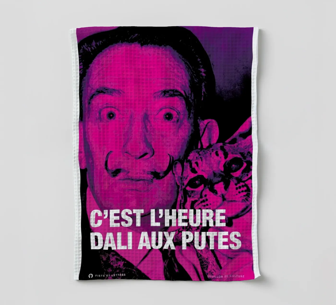 Dali torchon de Fists Et Lettres