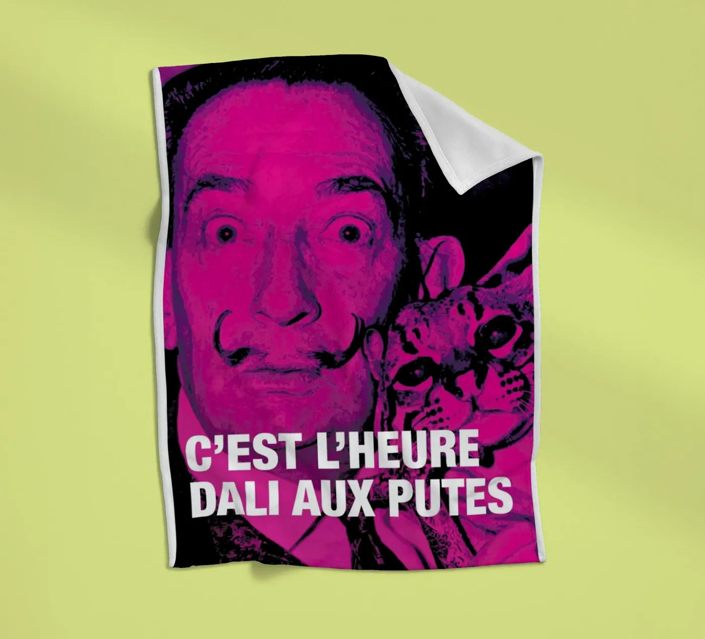 Dali fleece blanket by Fists Et Lettres