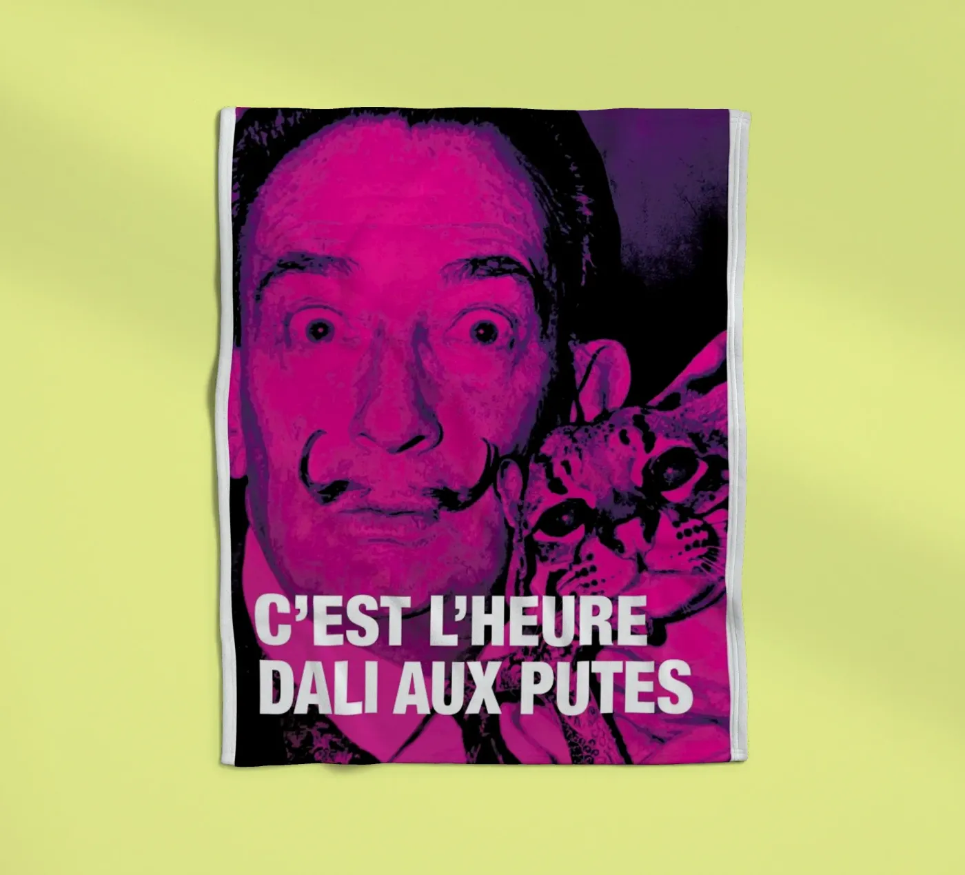 Dali fleece blanket by Fists Et Lettres