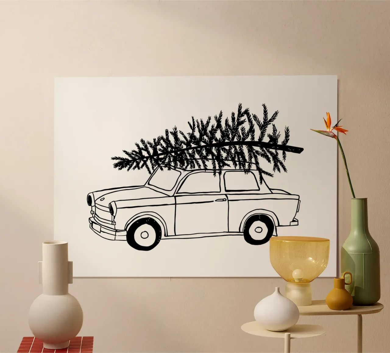 Driving home for christmas poster da modeern