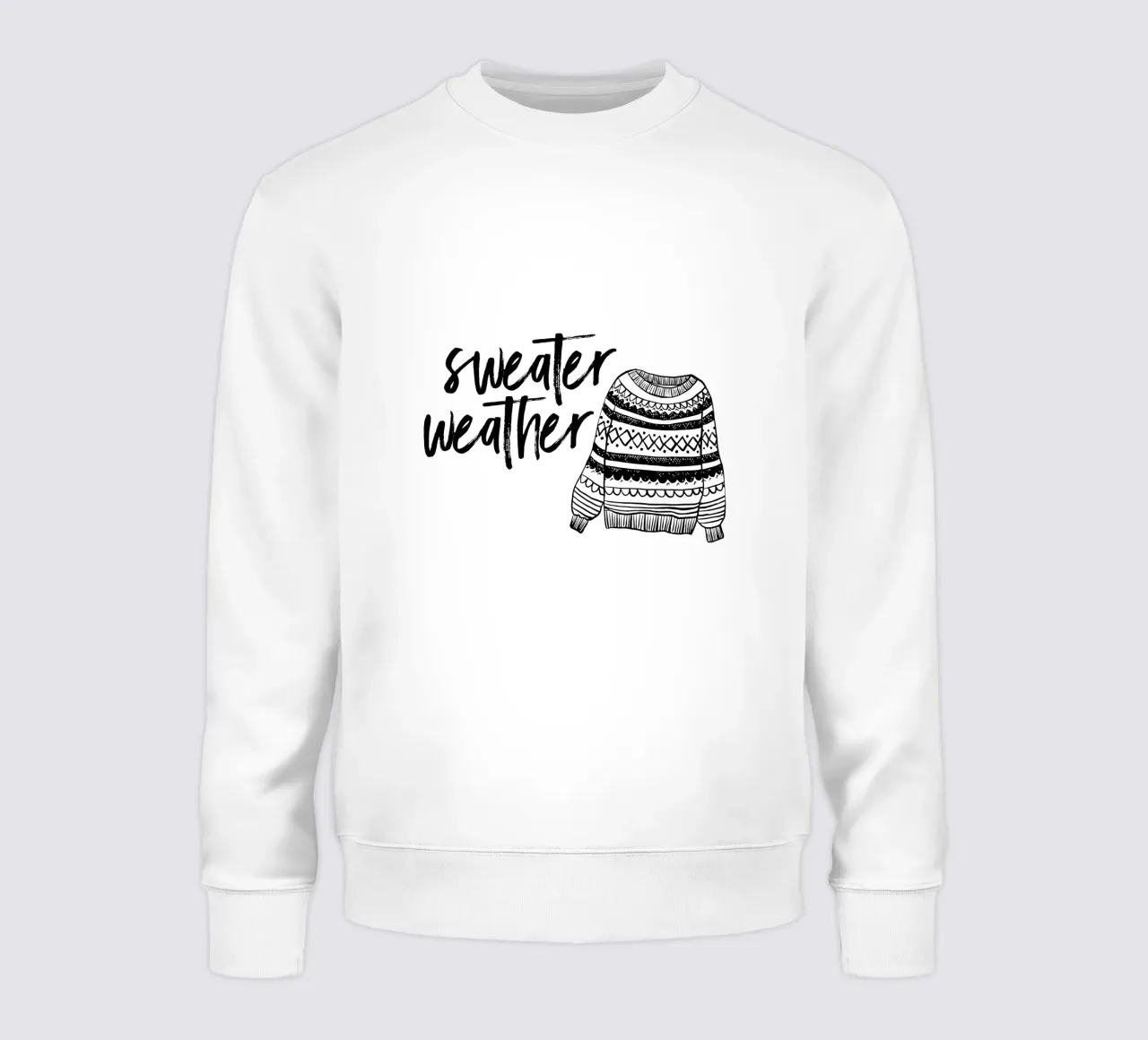 Sweather weather felpa da modeern
