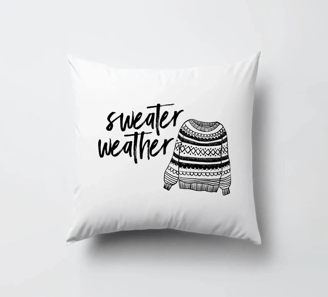 Sweather weather cuscino da modeern
