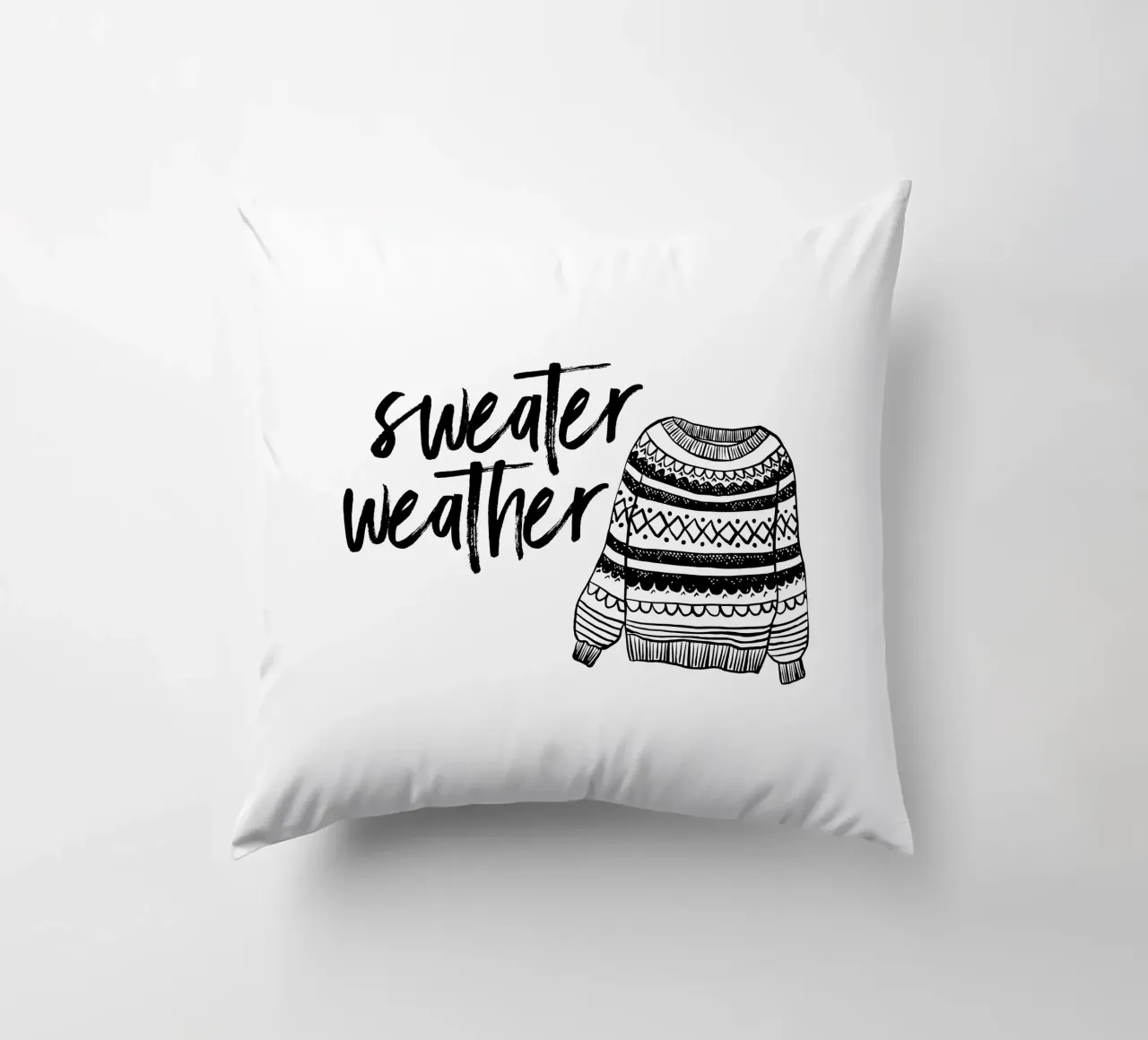 Sweather weather cuscino da modeern