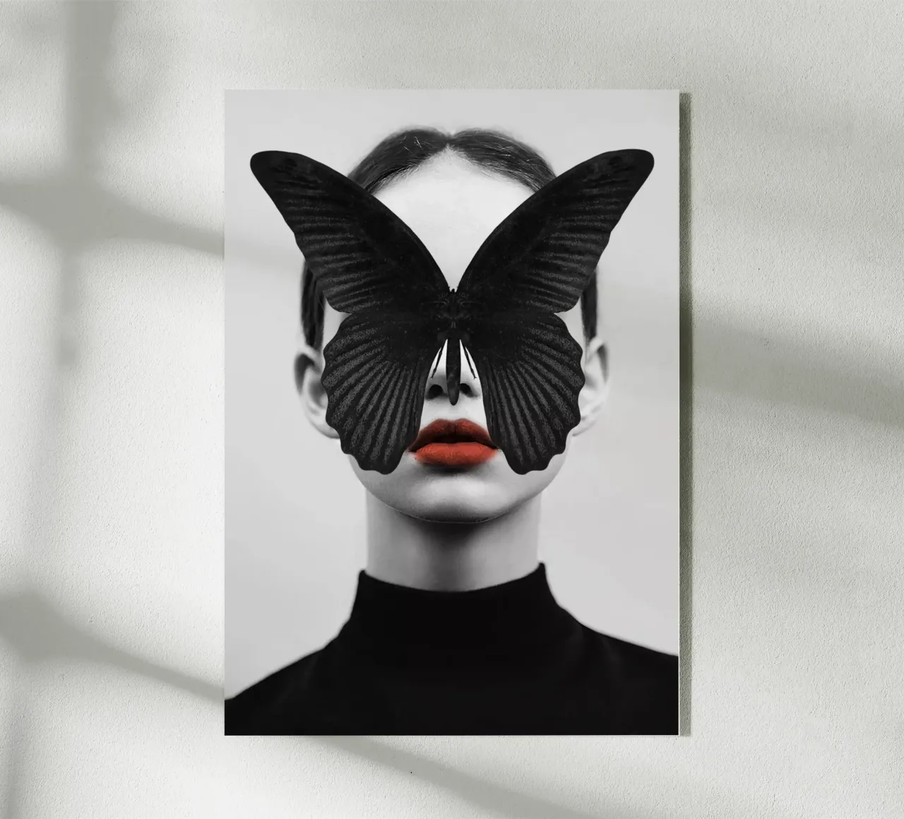 ZWARTE VLINDER acryl van dada22