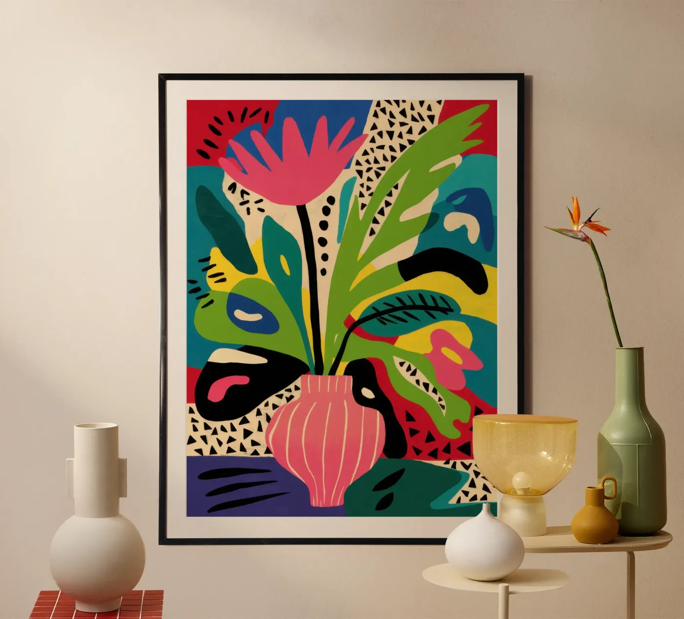 Composizione geometrica e statica poster da Bare Art