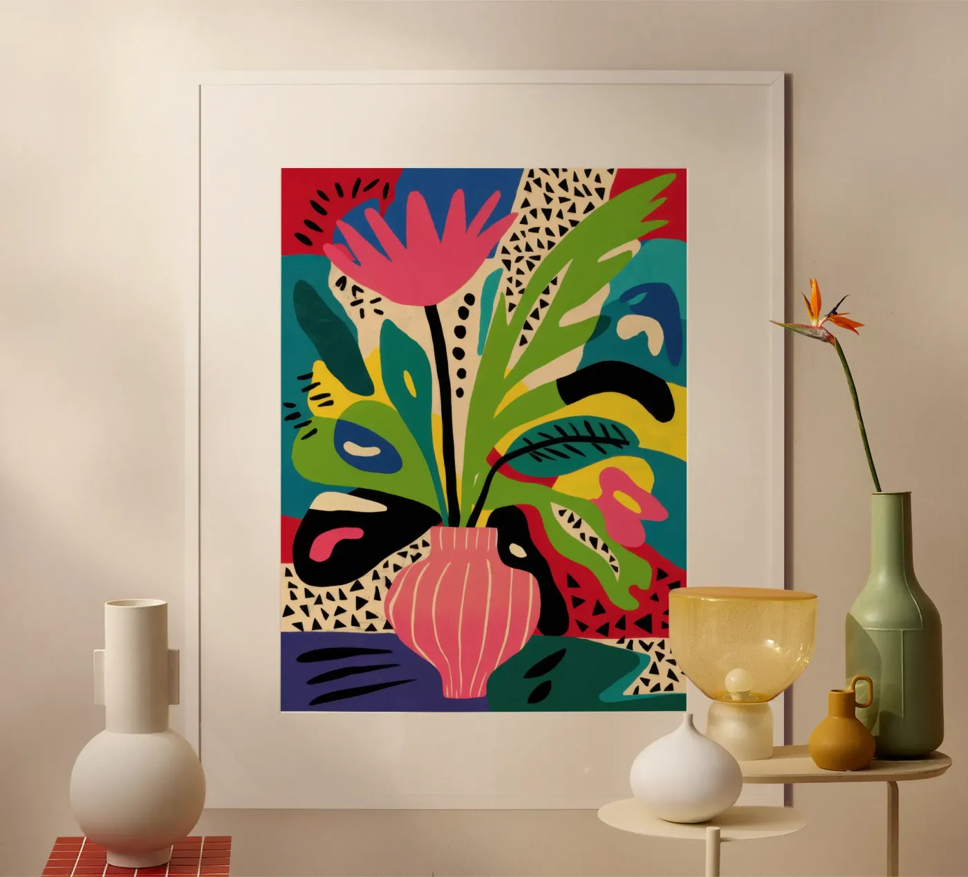 Composizione geometrica e statica poster da Bare Art