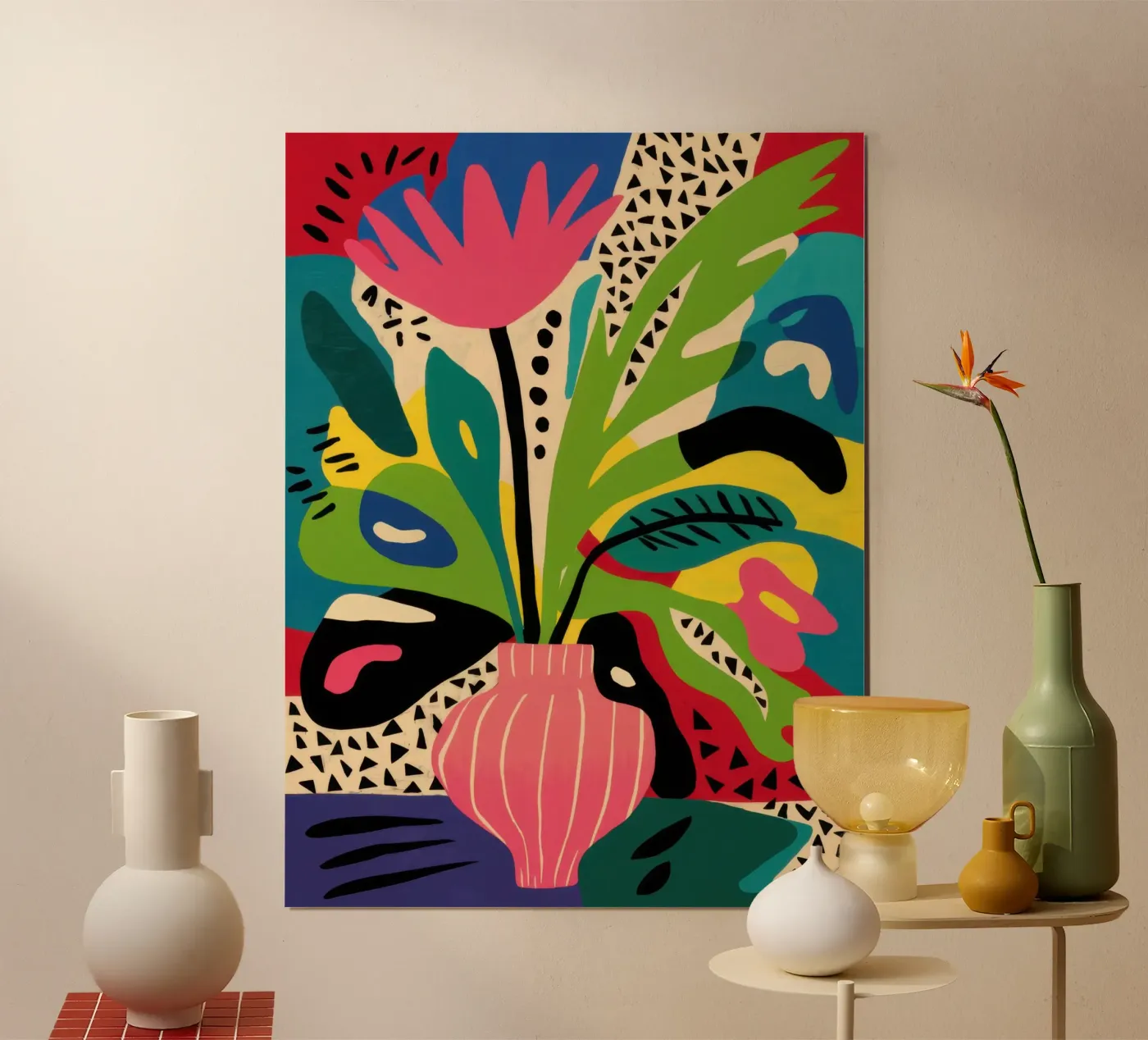 Composizione geometrica e statica poster da Bare Art