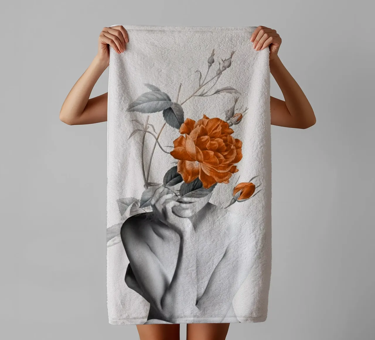 Rosa 3 asciugamano da bagno da dada22