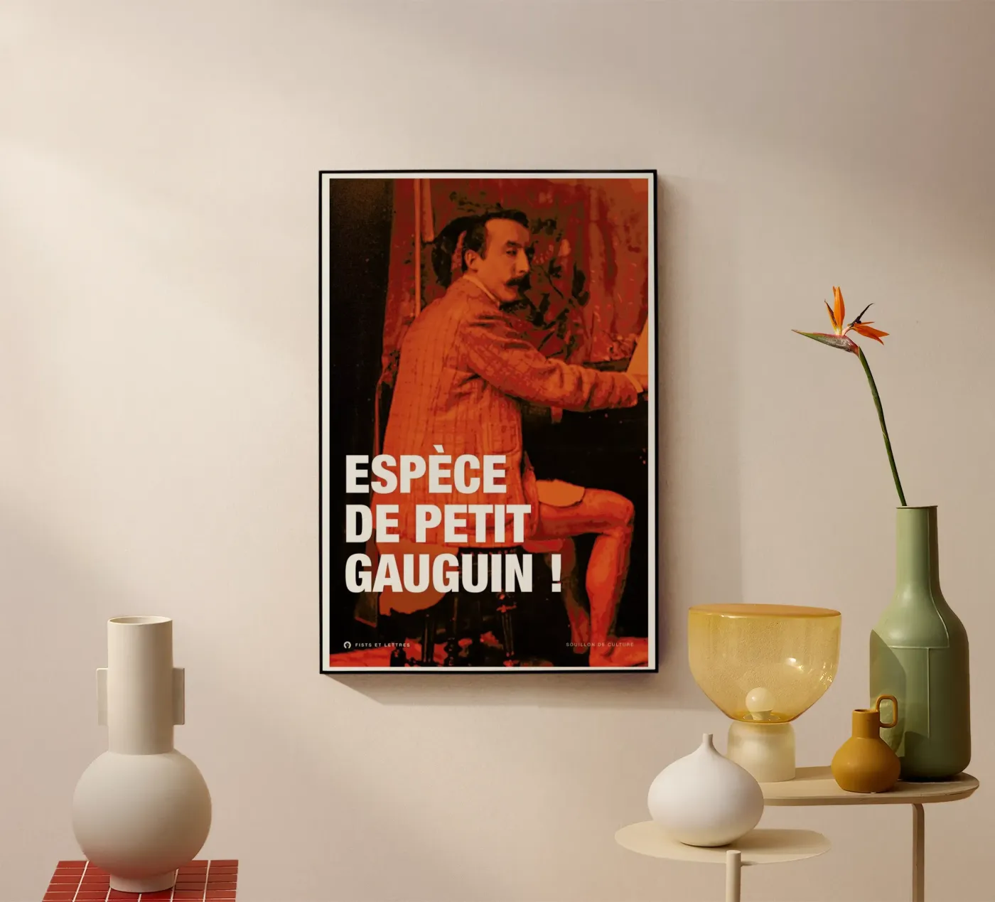 Gauguin plexiglass da Fists Et Lettres