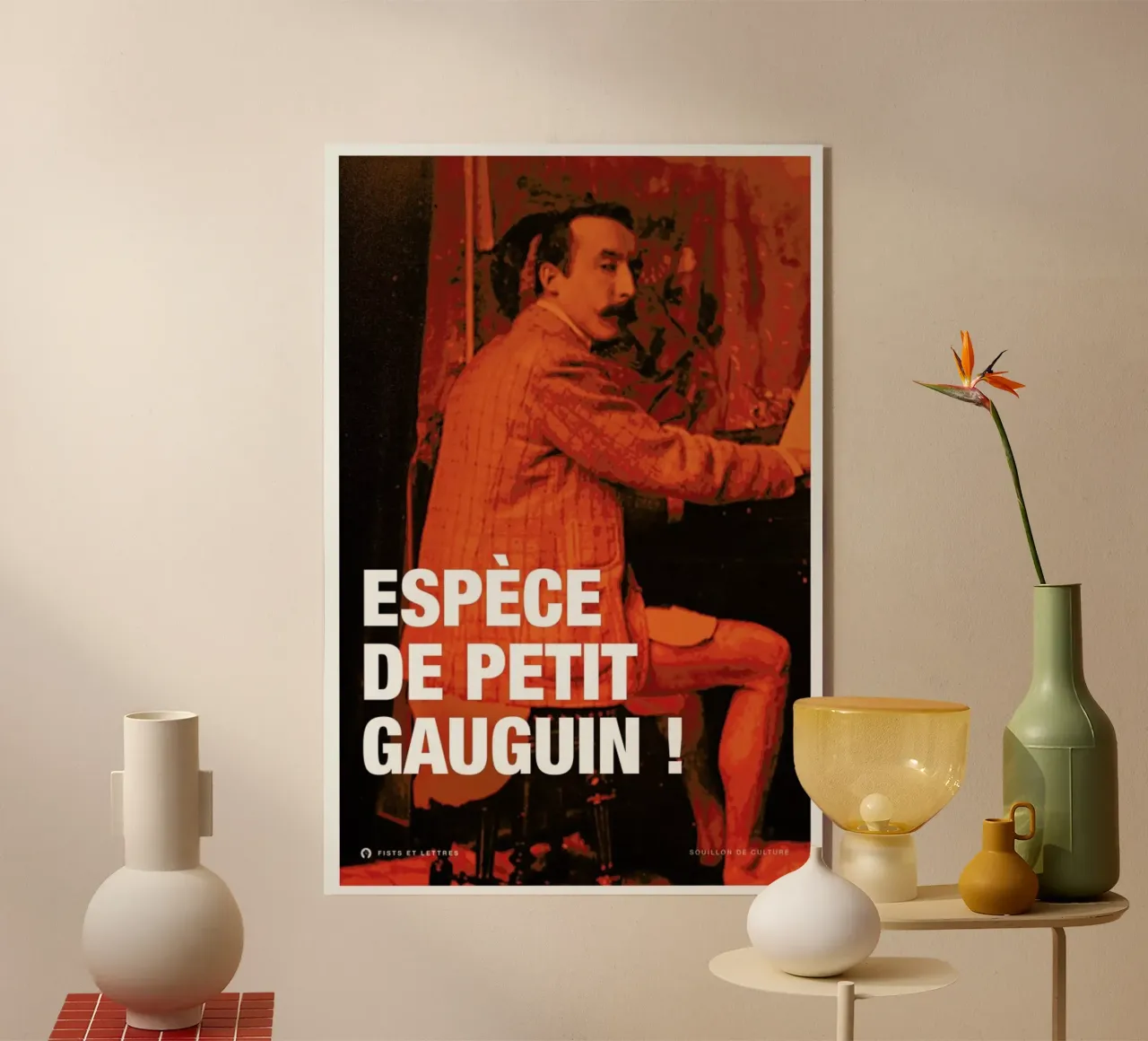 Gauguin plexiglass da Fists Et Lettres