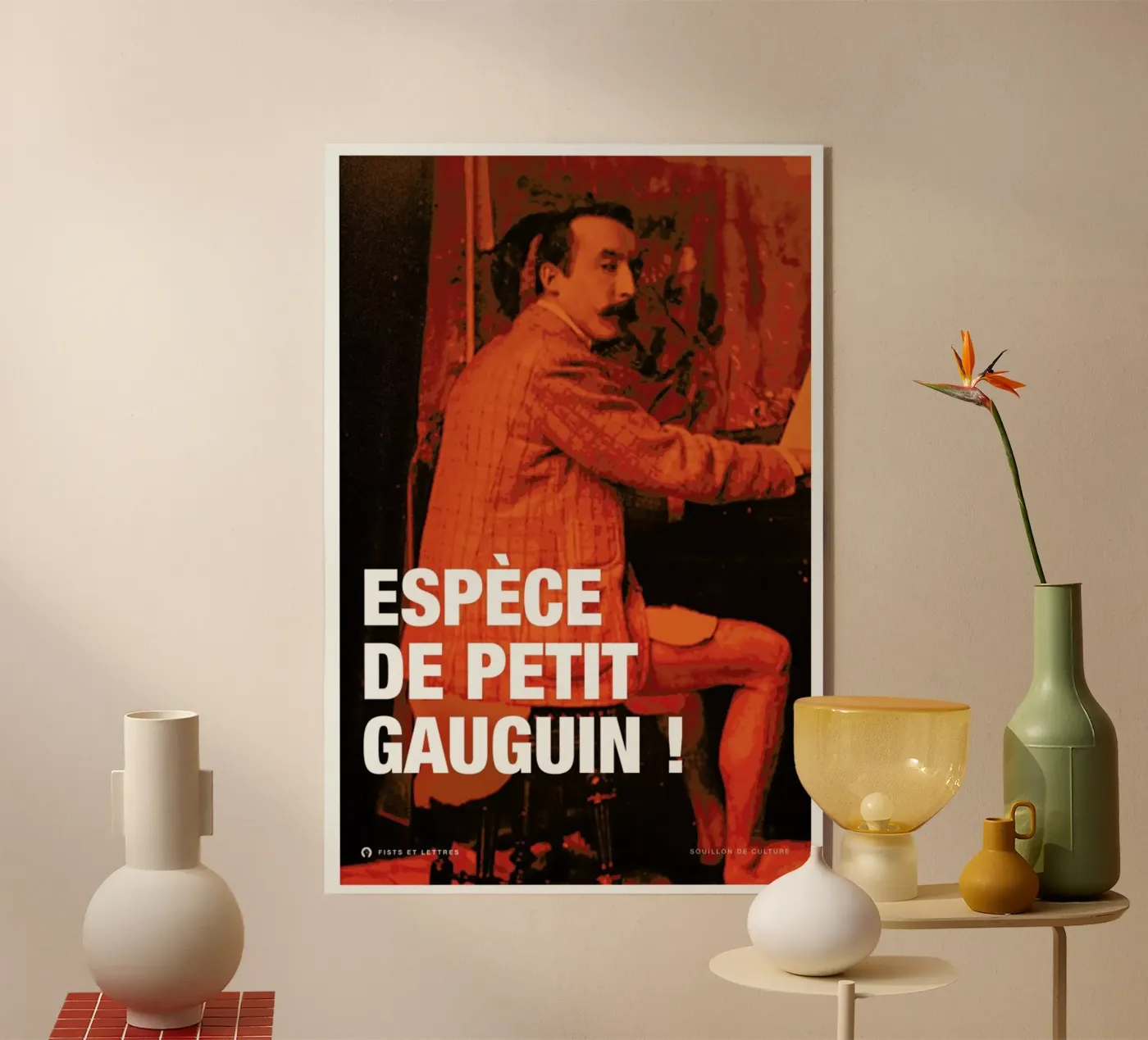 Gauguin plexiglass da Fists Et Lettres