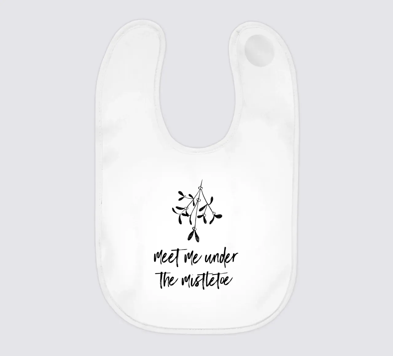 Meet me under the mistletoe bavaglino da modeern