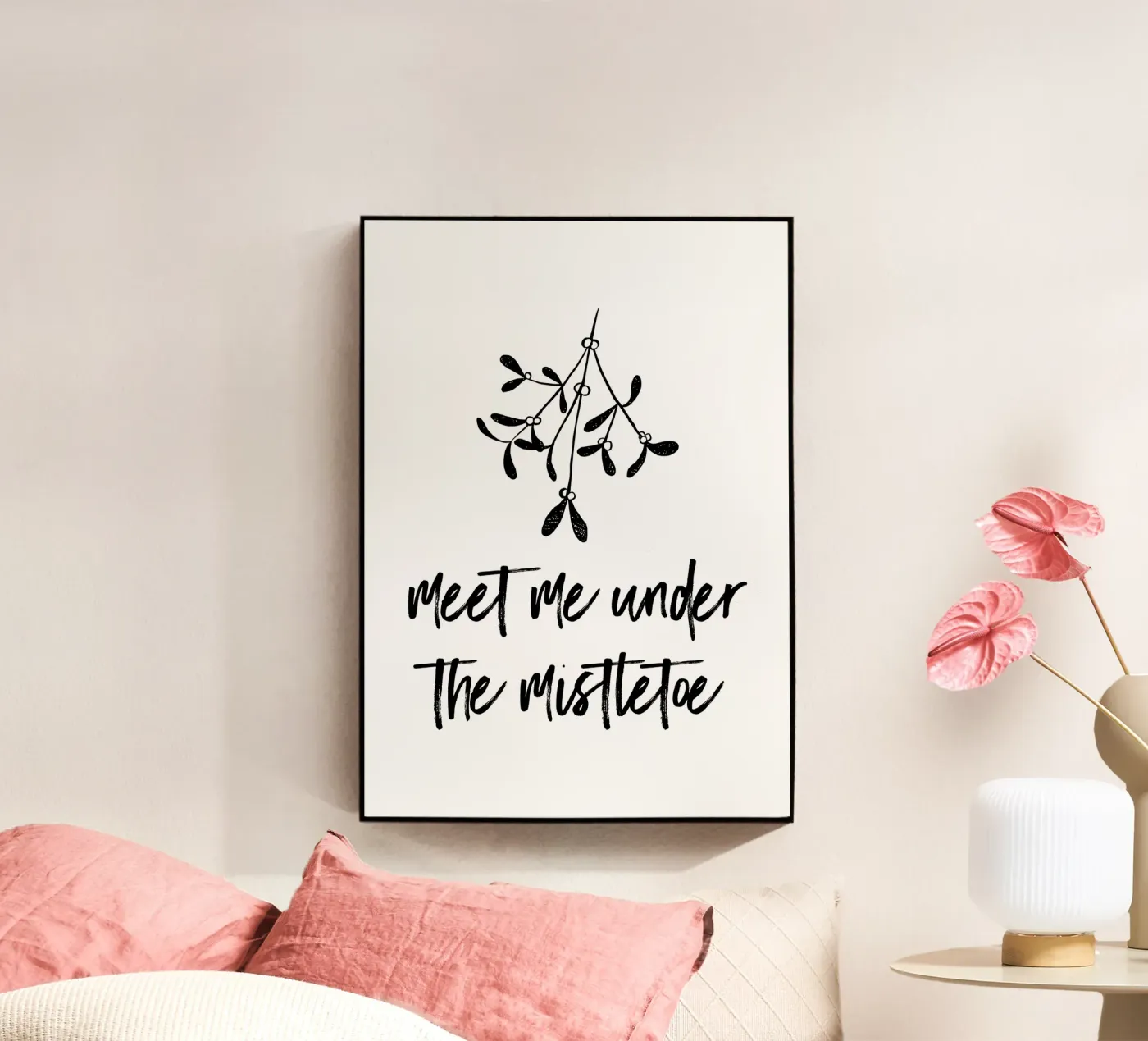 Meet me under the mistletoe plexiglass da moDeern