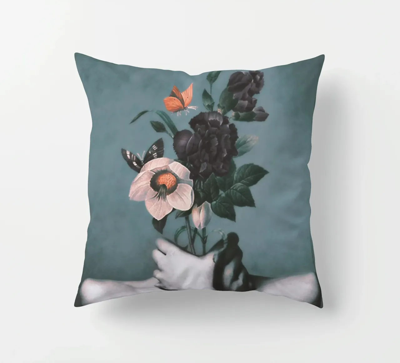 inner garden 3 decorative cushion by dada22