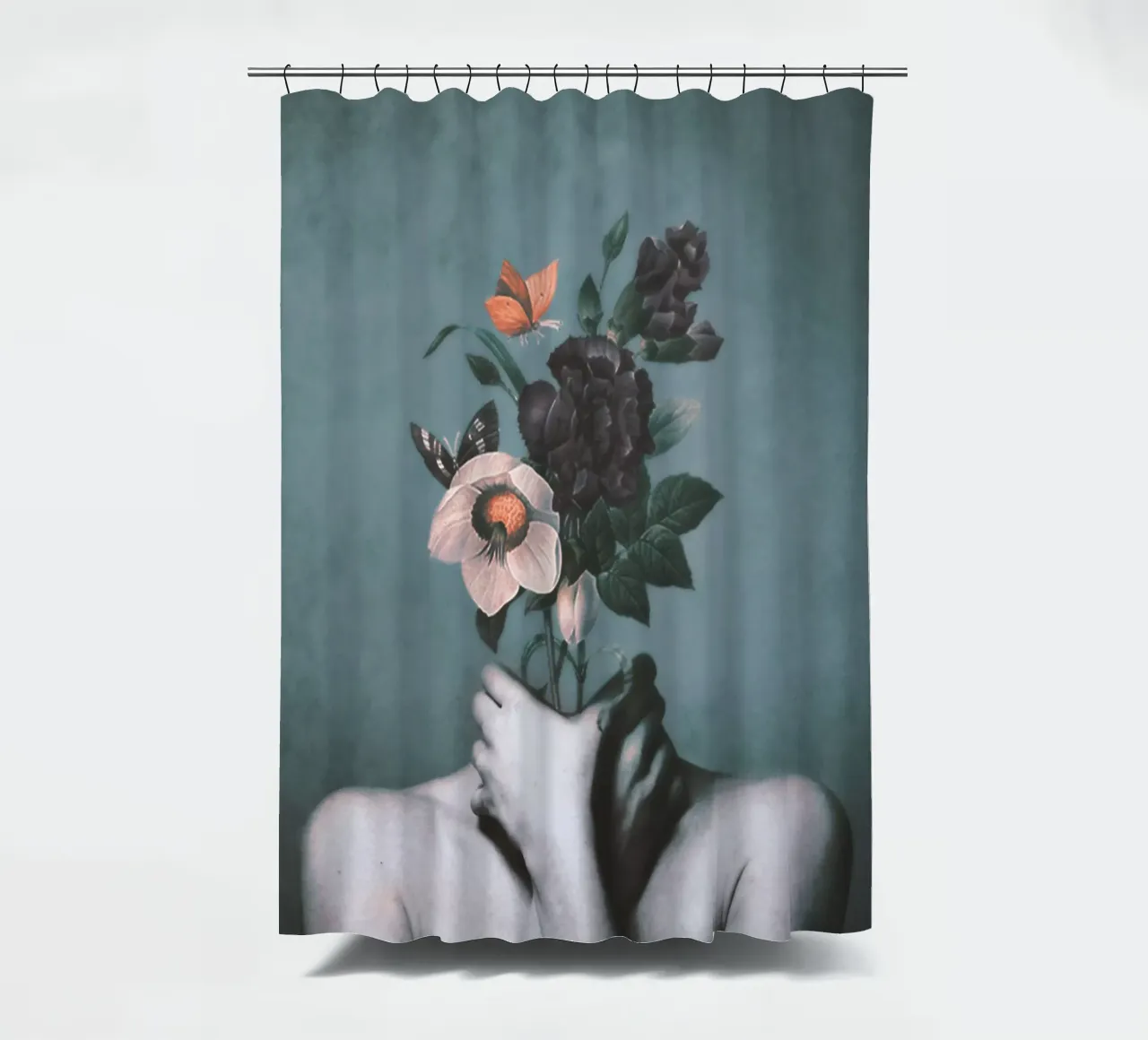 inner garden 3 shower curtain by dada22