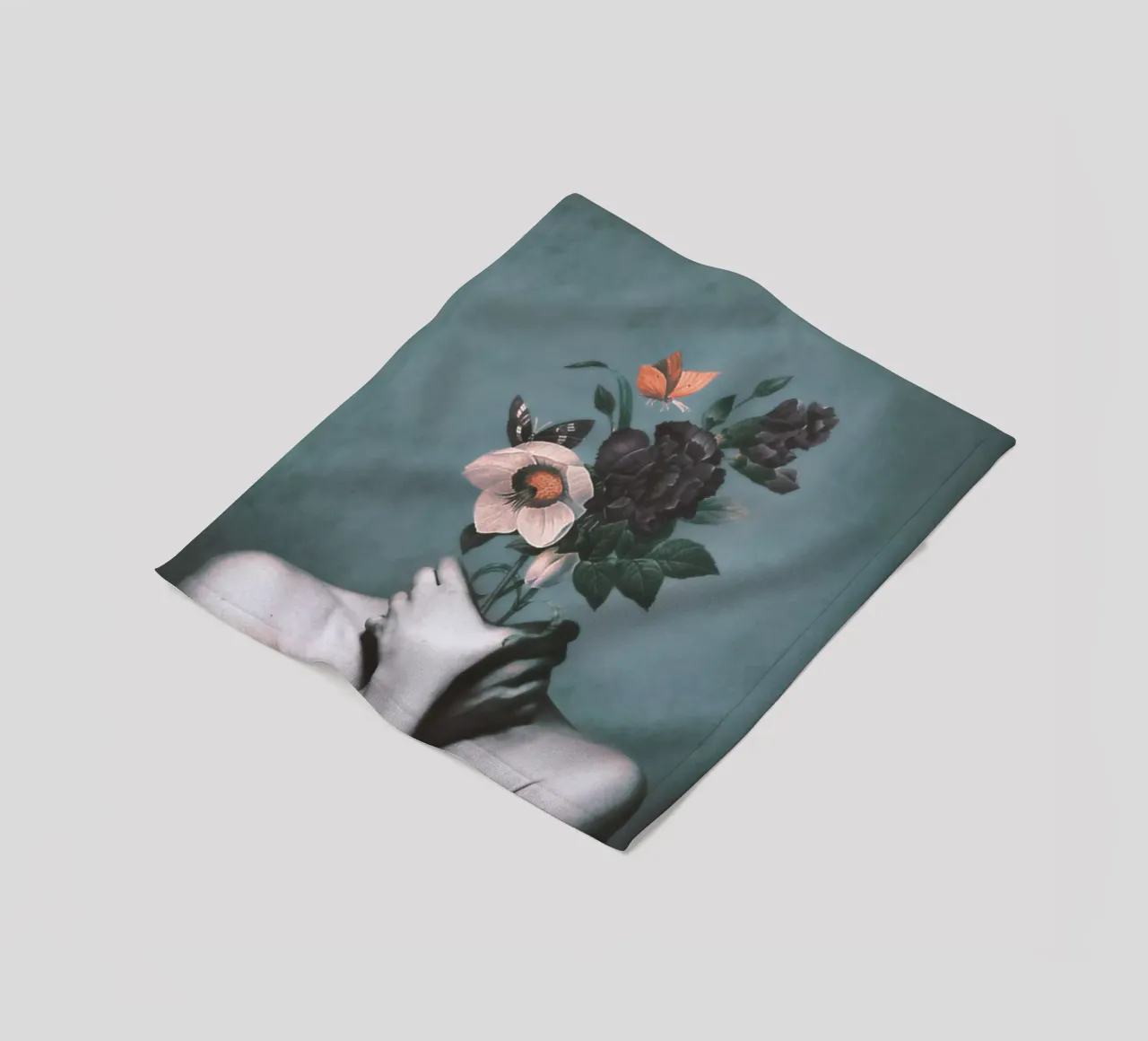 inner garden 3 fleece blanket by dada22