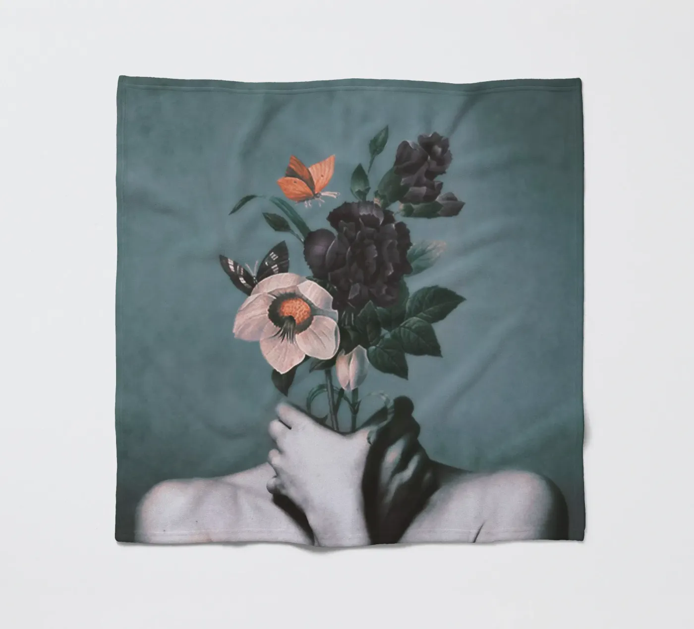 binnentuin 3 fleecedeken van dada22