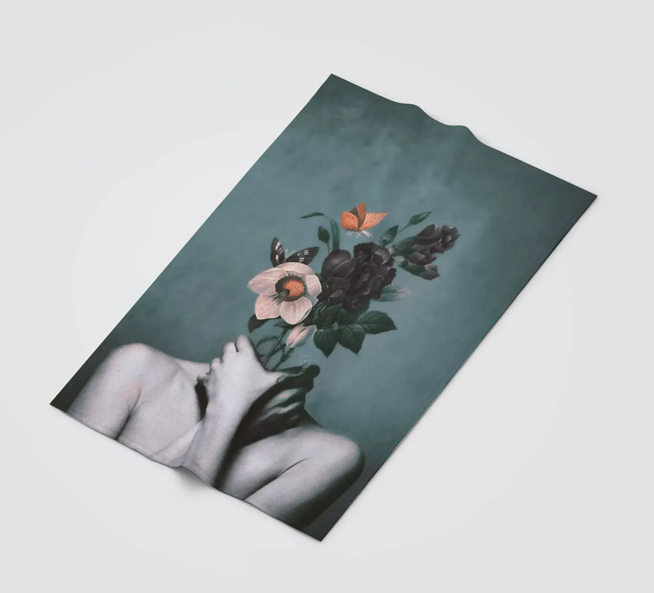 inner garden 3 fleece blanket by dada22
