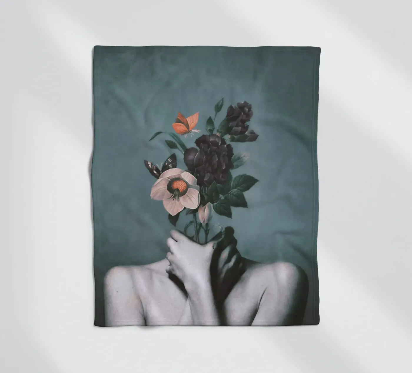 binnentuin 3 fleecedeken van dada22