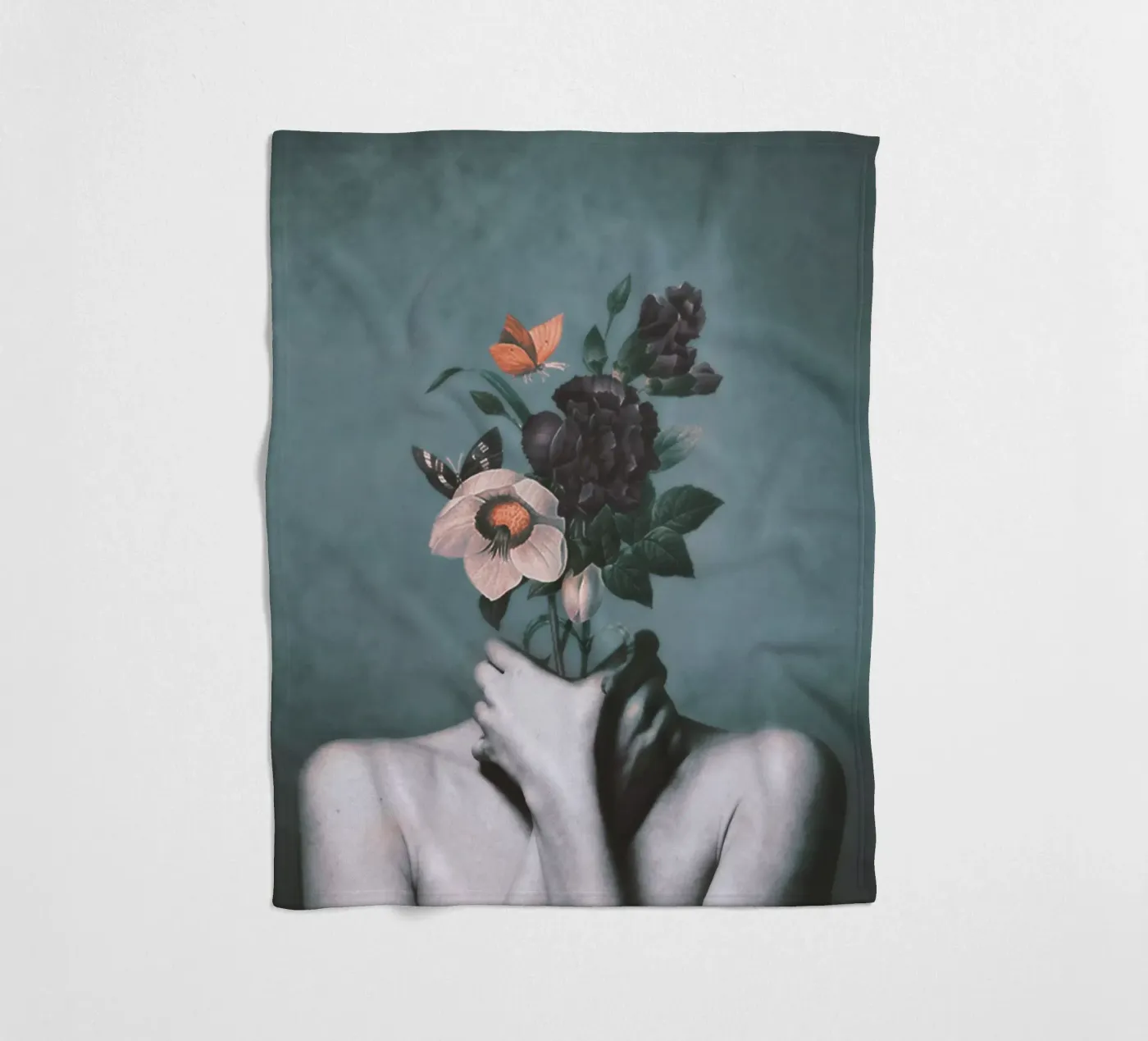 binnentuin 3 fleecedeken van dada22