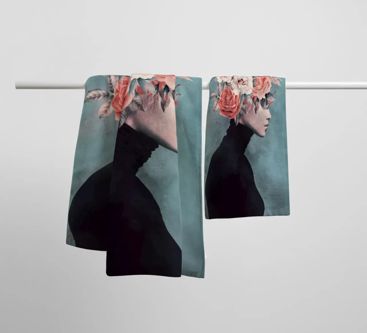 fioritura 3 asciugamano da bagno da dada22
