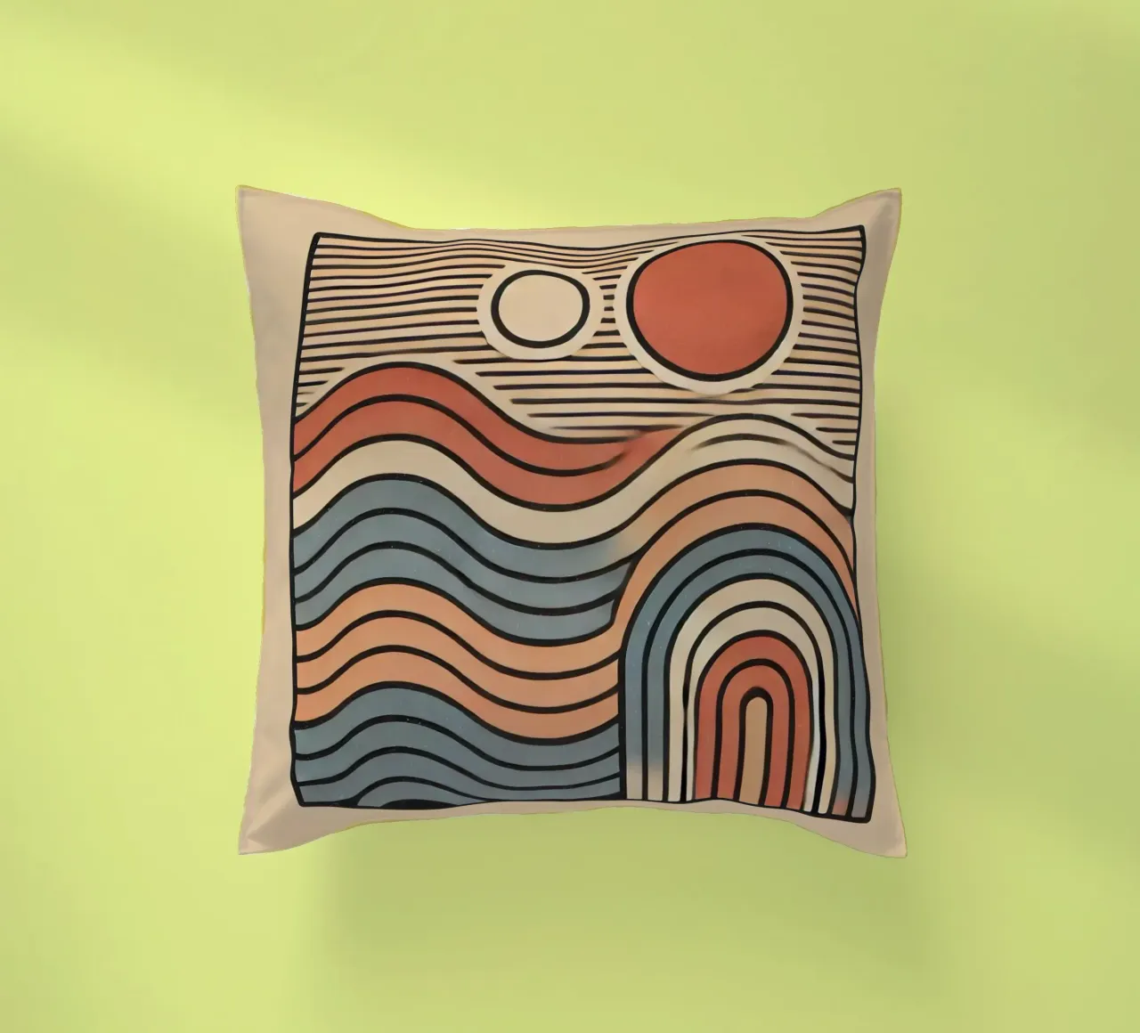 Retro Waves cuscino da Lovegood