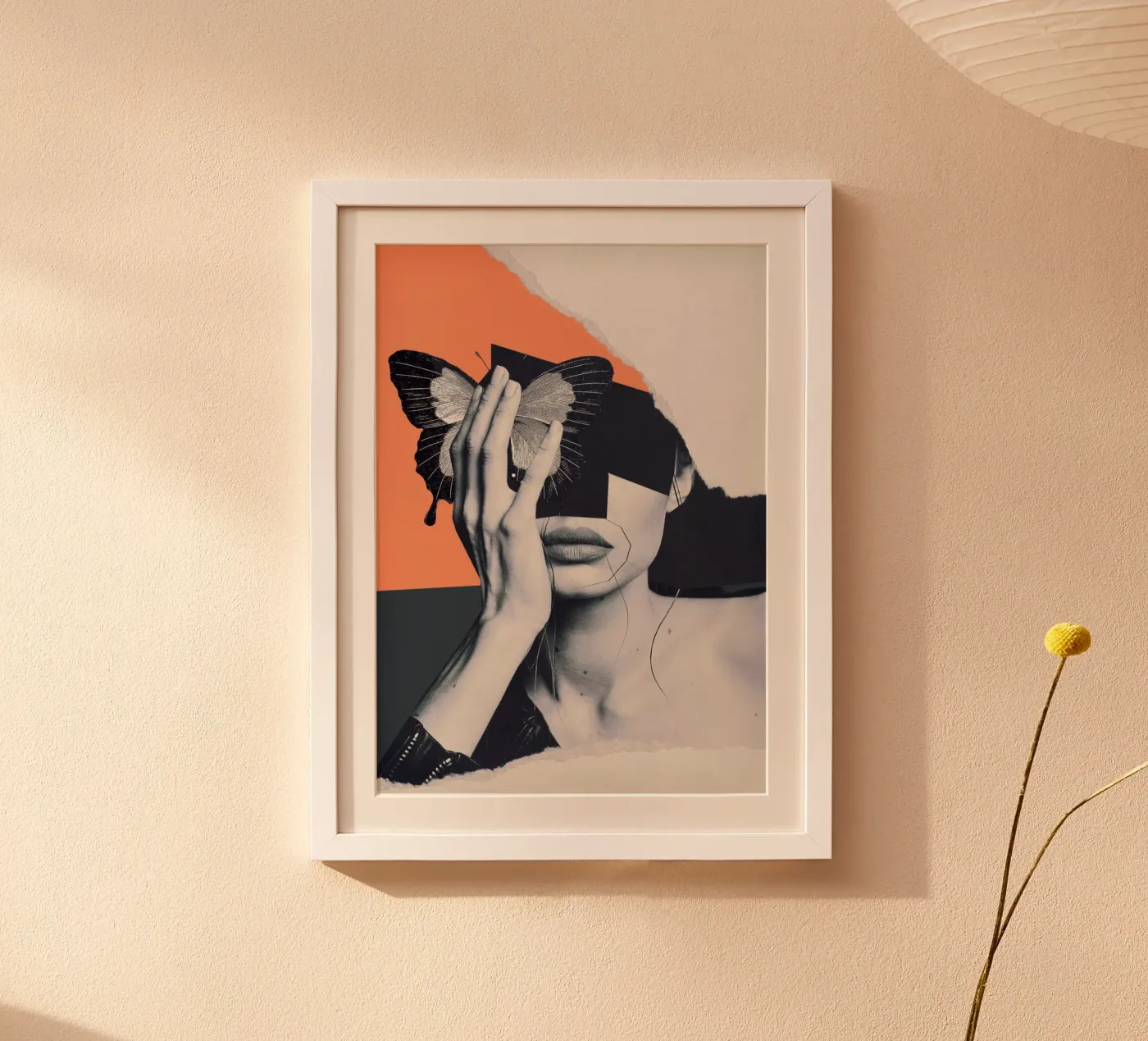 collage arte farfalla poster da dada22