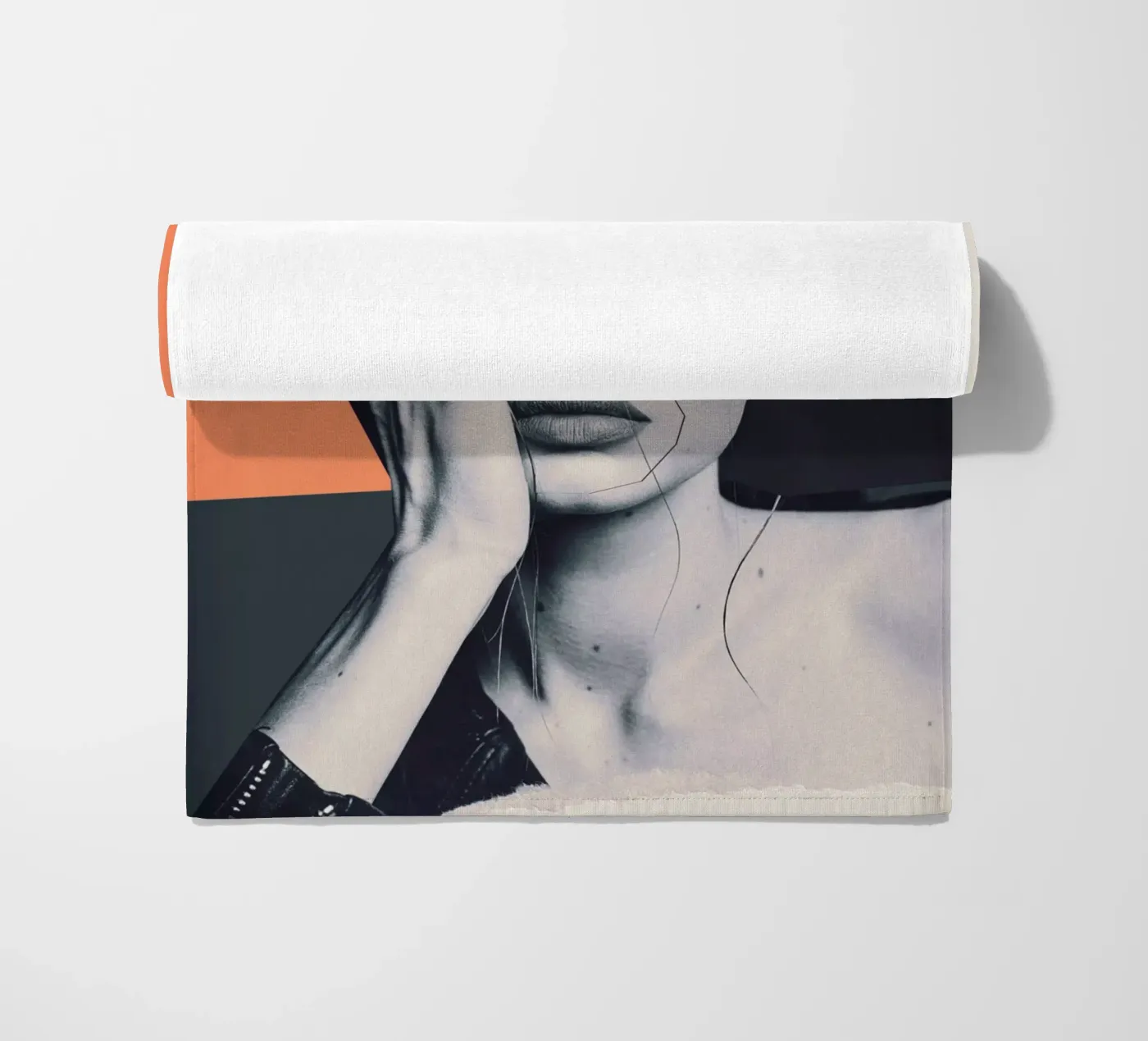 collage arte farfalla telo mare da dada22