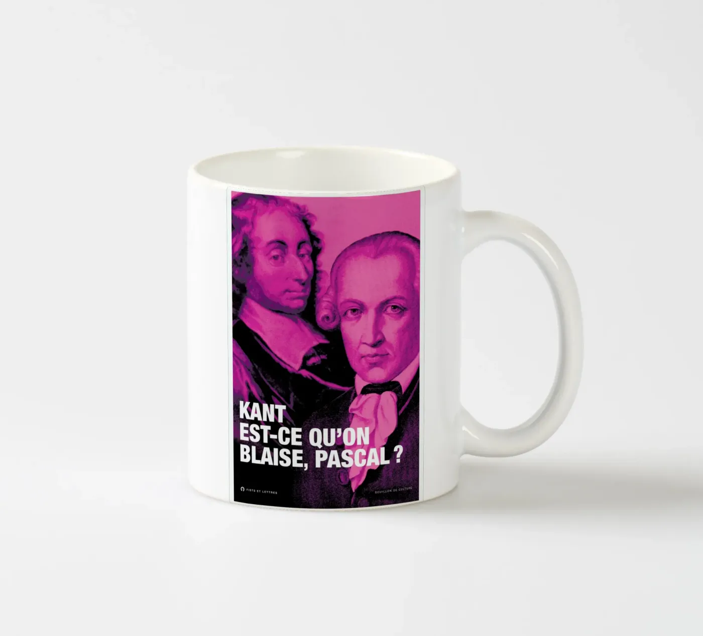Kant ceramic mug by Fists Et Lettres