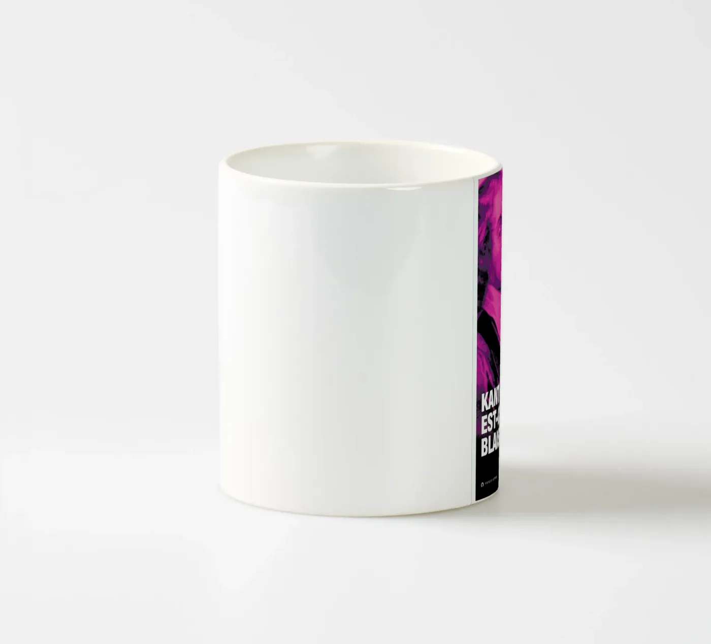 Kant ceramic mug by Fists Et Lettres